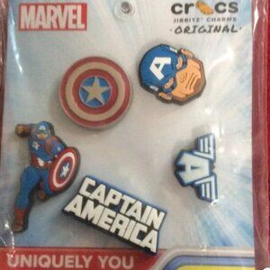 Classic Crocs Captain America Jibbitz™ Charm Sets